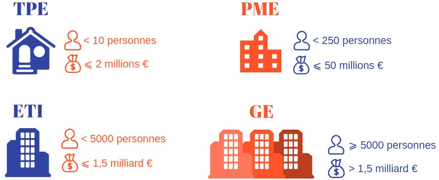 Types d'entreprises